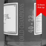 *In-Store Pick Up* Commemorative Vodka - World Champions - 1 Liter