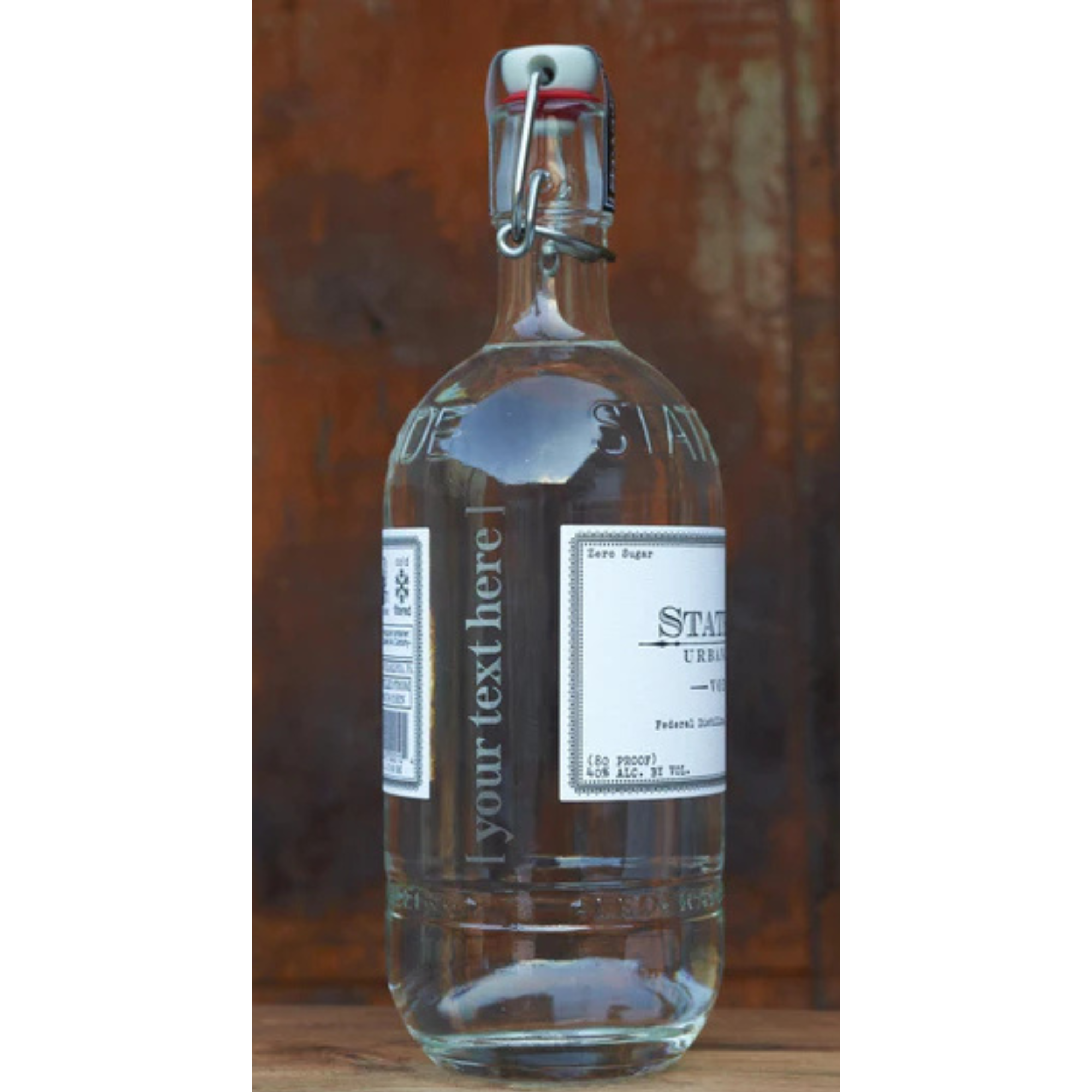 Custom Engraved Stateside Vodka - 1 Liter