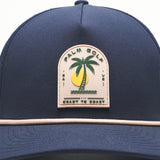 Surfside X Palm Golf Co. Coast to Coast Snapback - Mango Half & Half Colorway