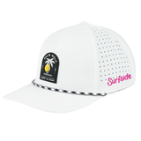 Surfside X Palm Golf Co. Coast to Coast Snapback - Raspberry Half & Half Colorway