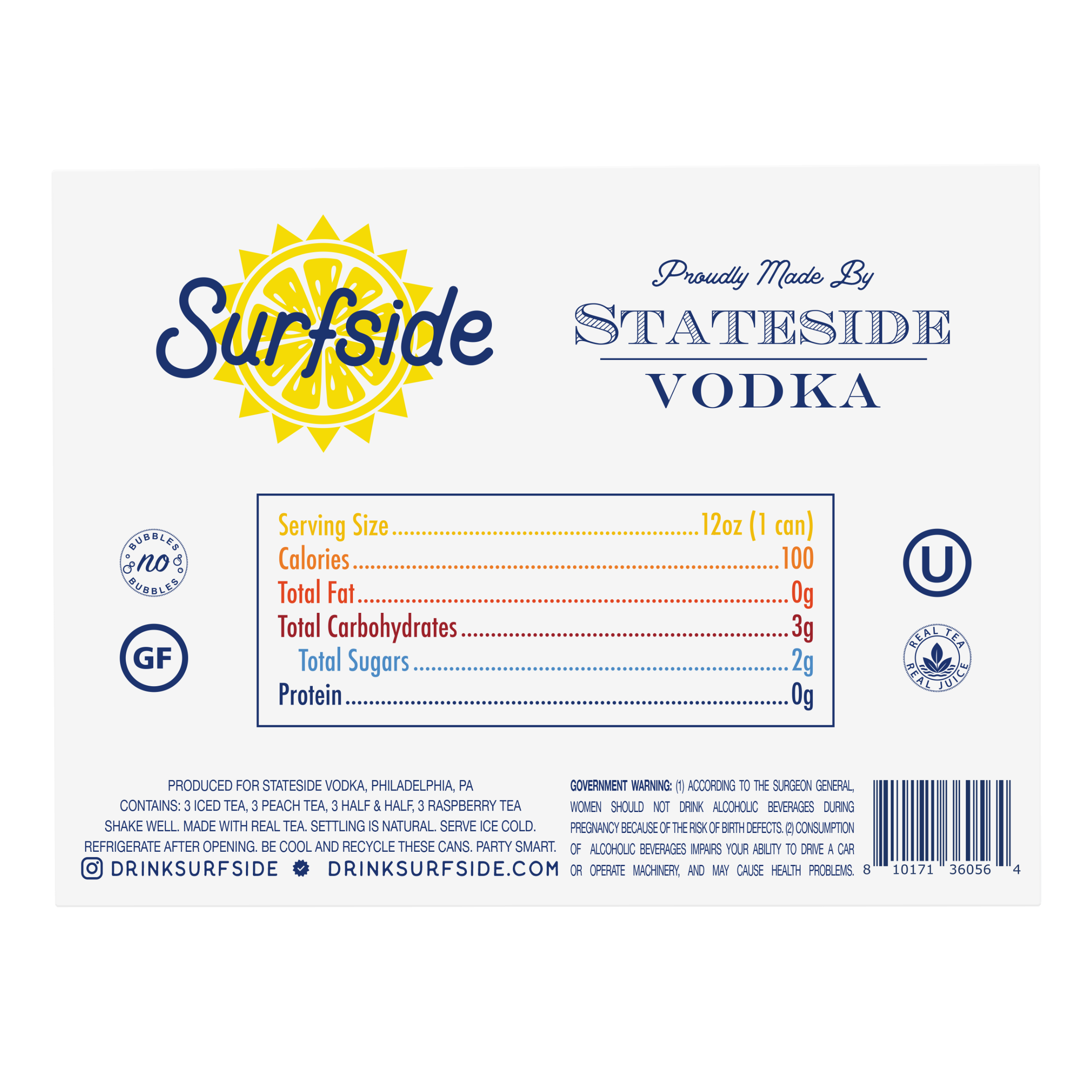 Surfside Iced Tea + Vodka Variety 12 Pack
