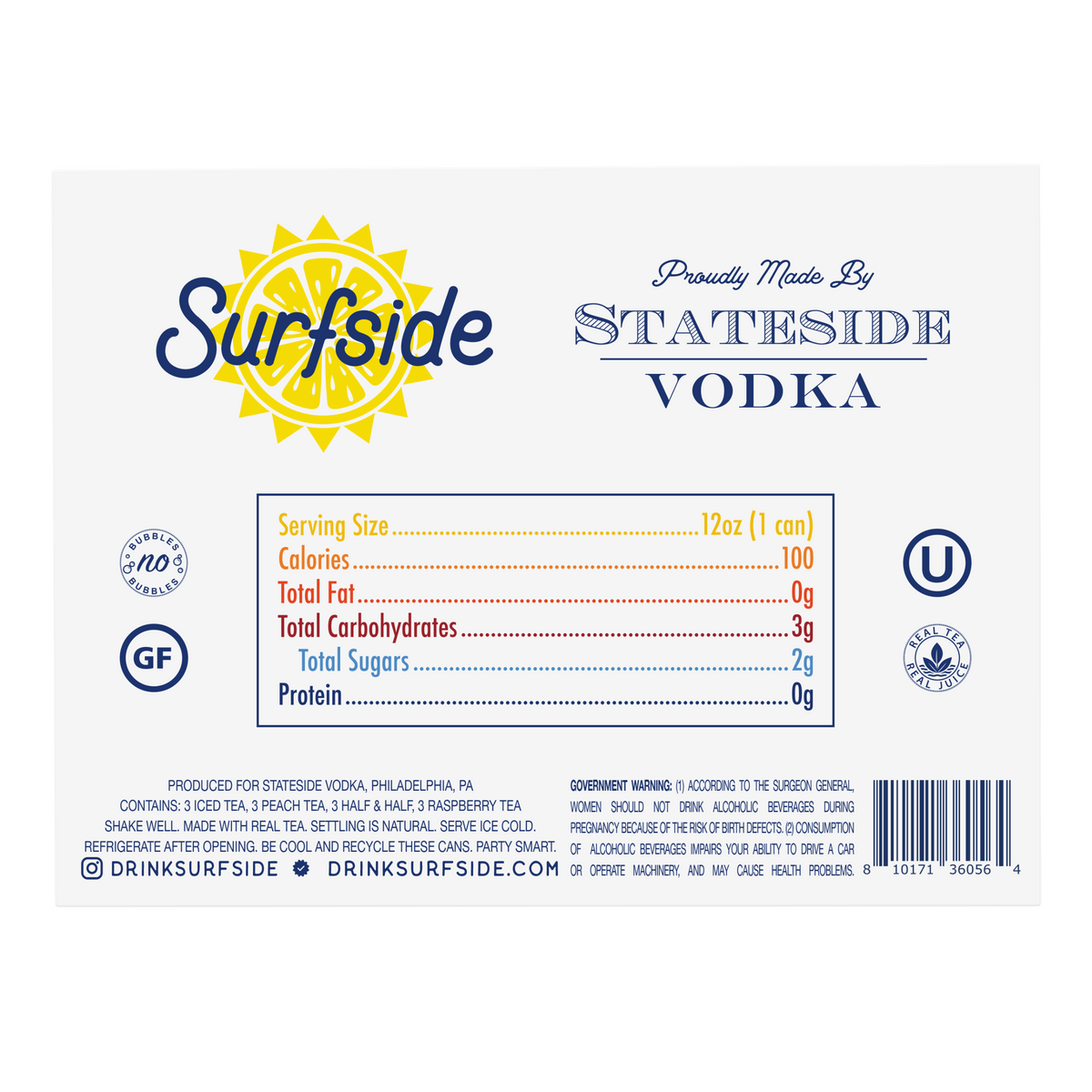 Surfside Iced Tea + Vodka Variety 12 Pack – Stateside Brands