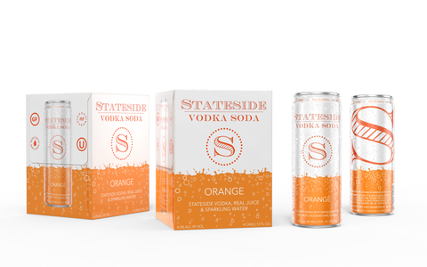 Stateside Vodka Soda Orange-4 Pack