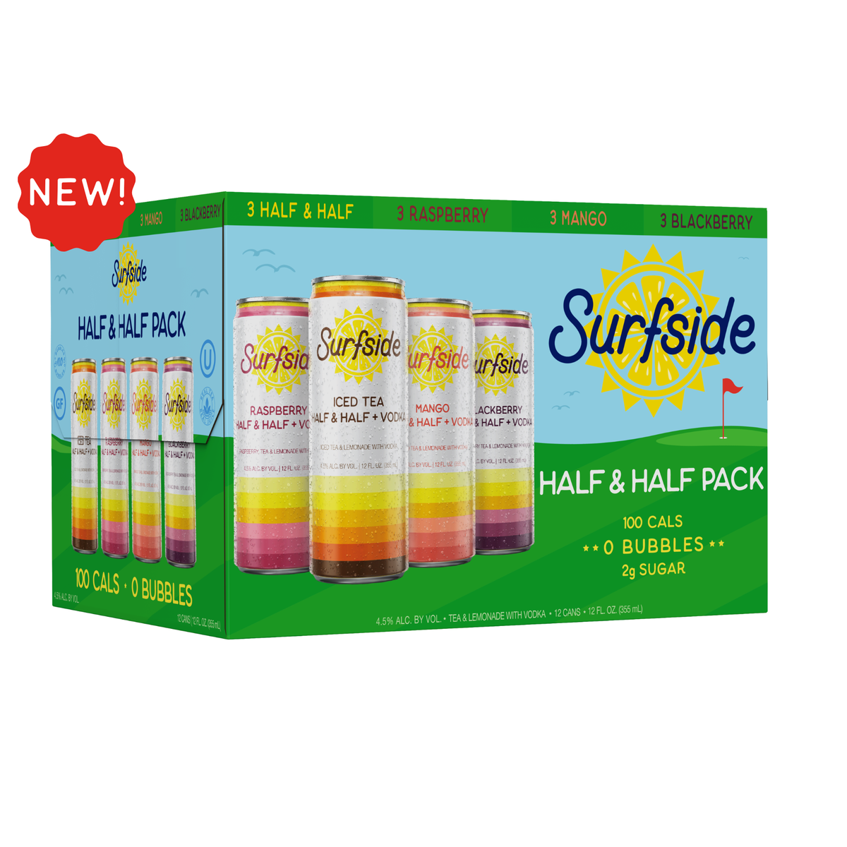 Surfside Half & Half Pack 12-Pack – Stateside Brands