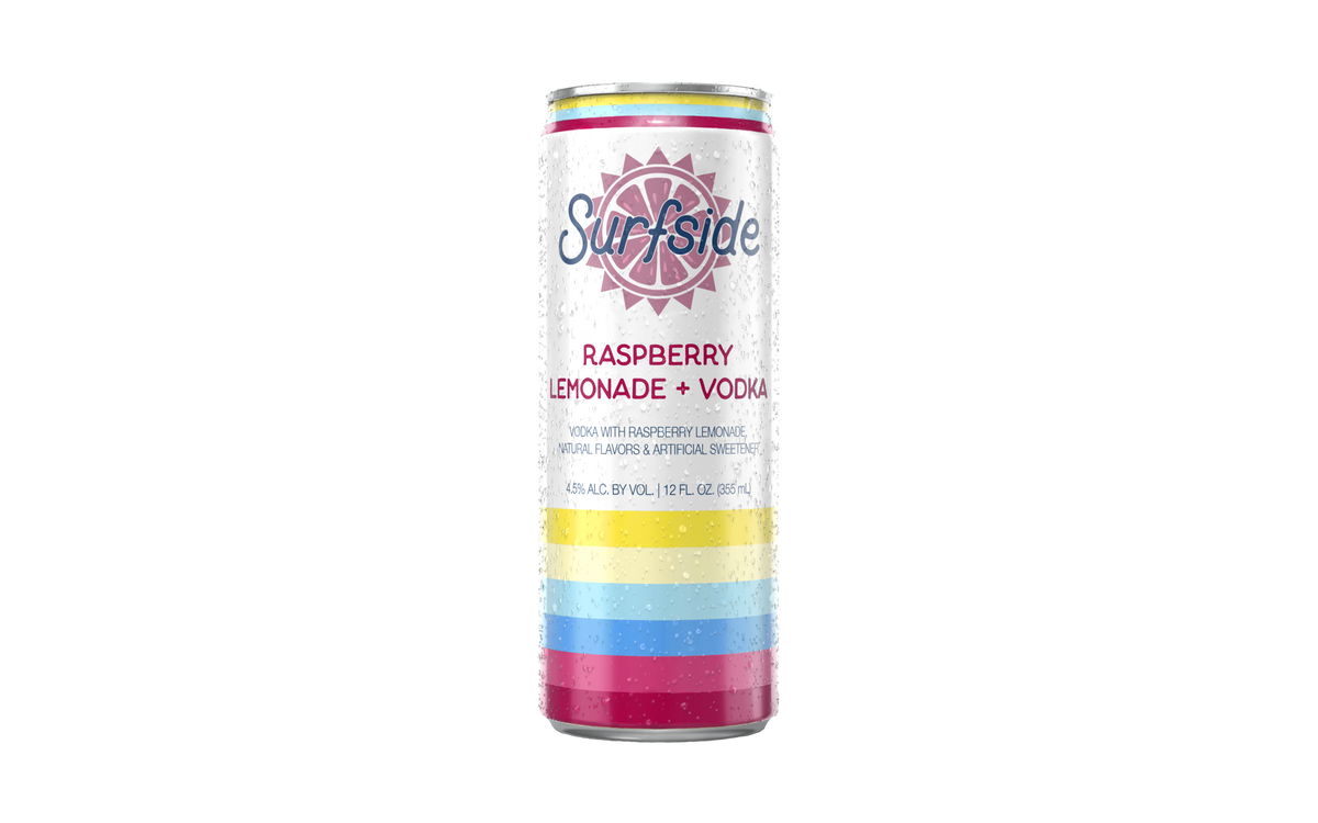 Surfside Raspberry Lemonade + Vodka - 24 Pack – Stateside Vodka