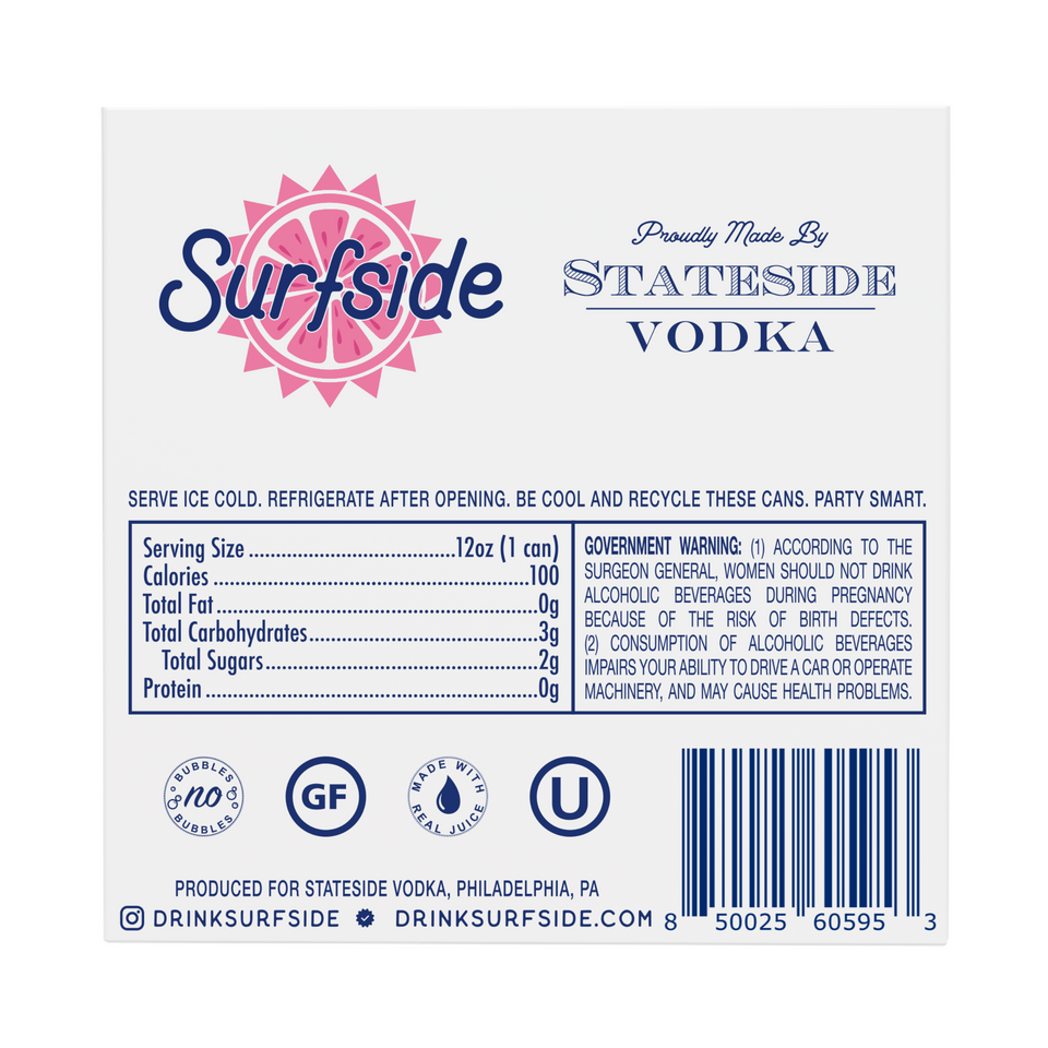 Surfside Raspberry Lemonade + Vodka – Stateside Brands
