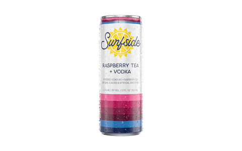 Surfside Raspberry Tea + Vodka - 24 Pack