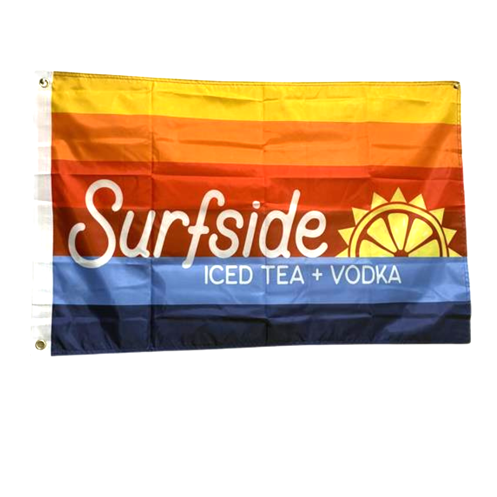Surfside Sunset Stripes Flag