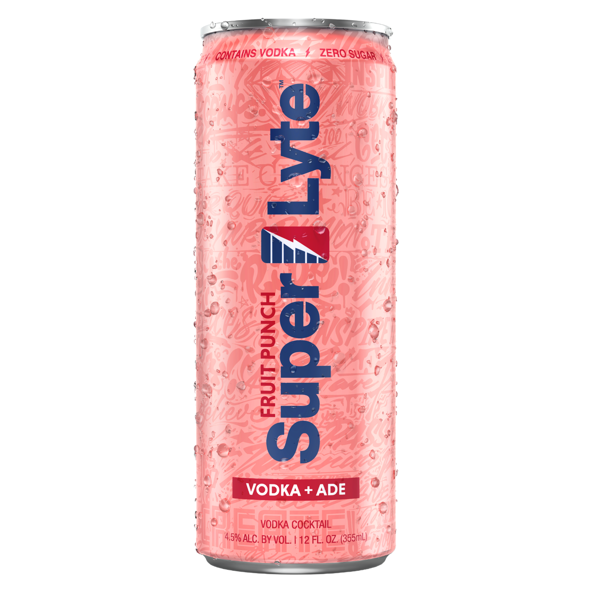 Super Lyte Fruit Punch 12 ounce can featured on a white background