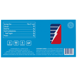 Super Lyte label with nutritional information and branding on a blue background