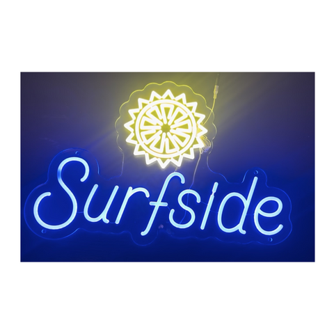 Surfside Logo LED Sign