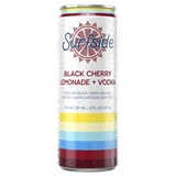 Surfside Black Cherry Lemonade  and Vodka 12 fl oz can with a maroon Surfside logo and brand elements 

