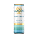 Surfside Green Tea and Vodka 12 oz fl can featured on a white background
