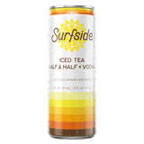 Surfside Iced Tea Half & Half + Vodka 12 fl oz can front featuring a white background
