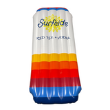 Inflatable pool float with 'Surfside' branding on a white background