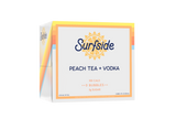 Surfside Peach Tea + Vodka 6 pack case on a white background
