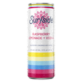 Surfside Raspberry Lemonade + Vodka 12 fl oz can featured on a white background 