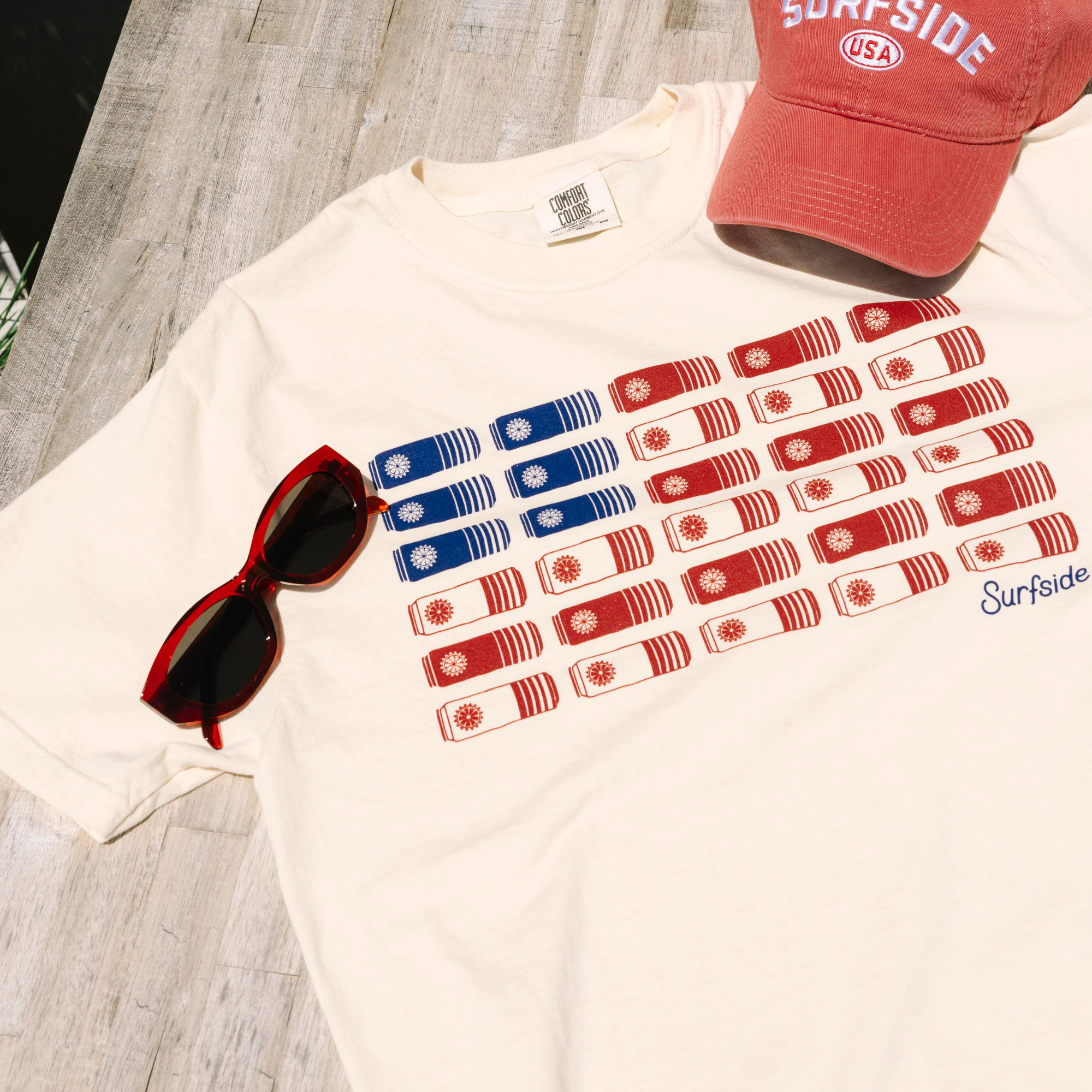 Surfside Can Flag T-Shirt