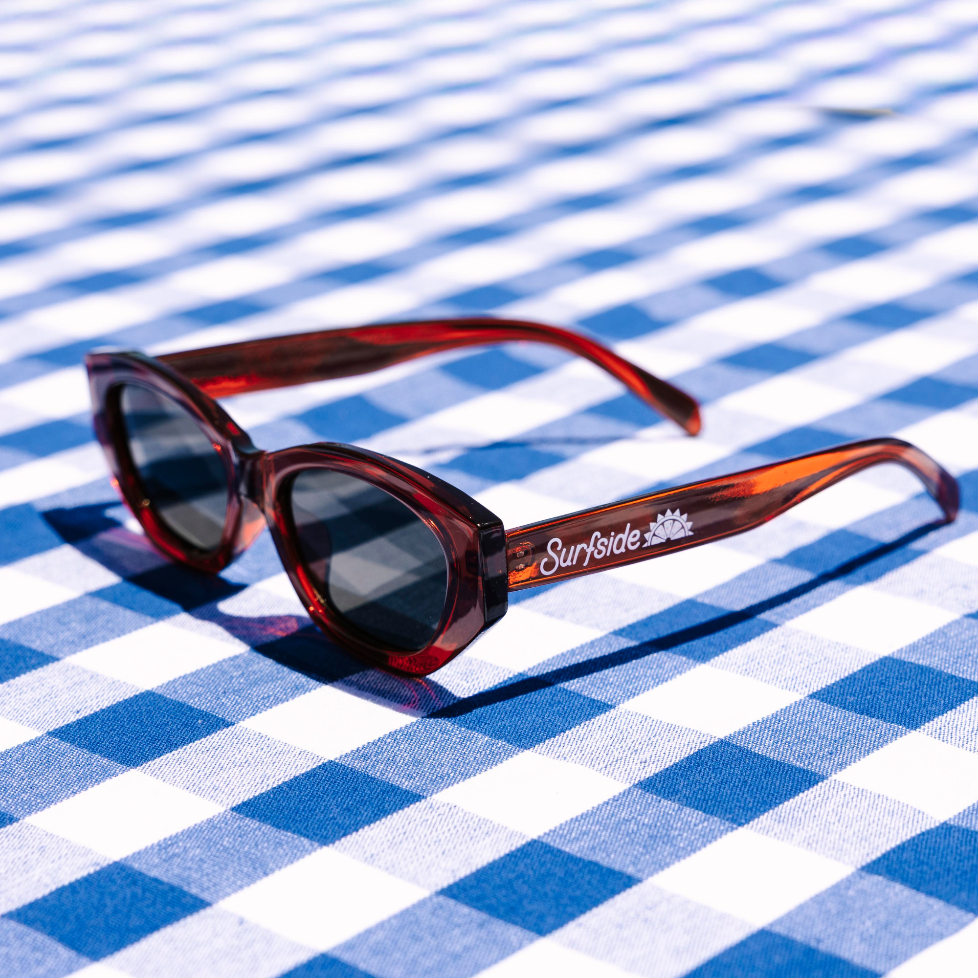 Surfside Red Cat Eye Sunglasses