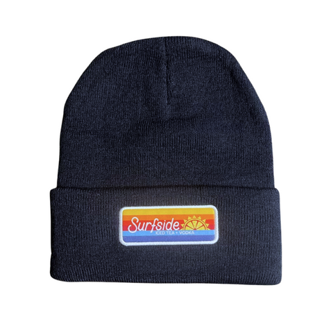 Surfside Cuffed Navy Beanie