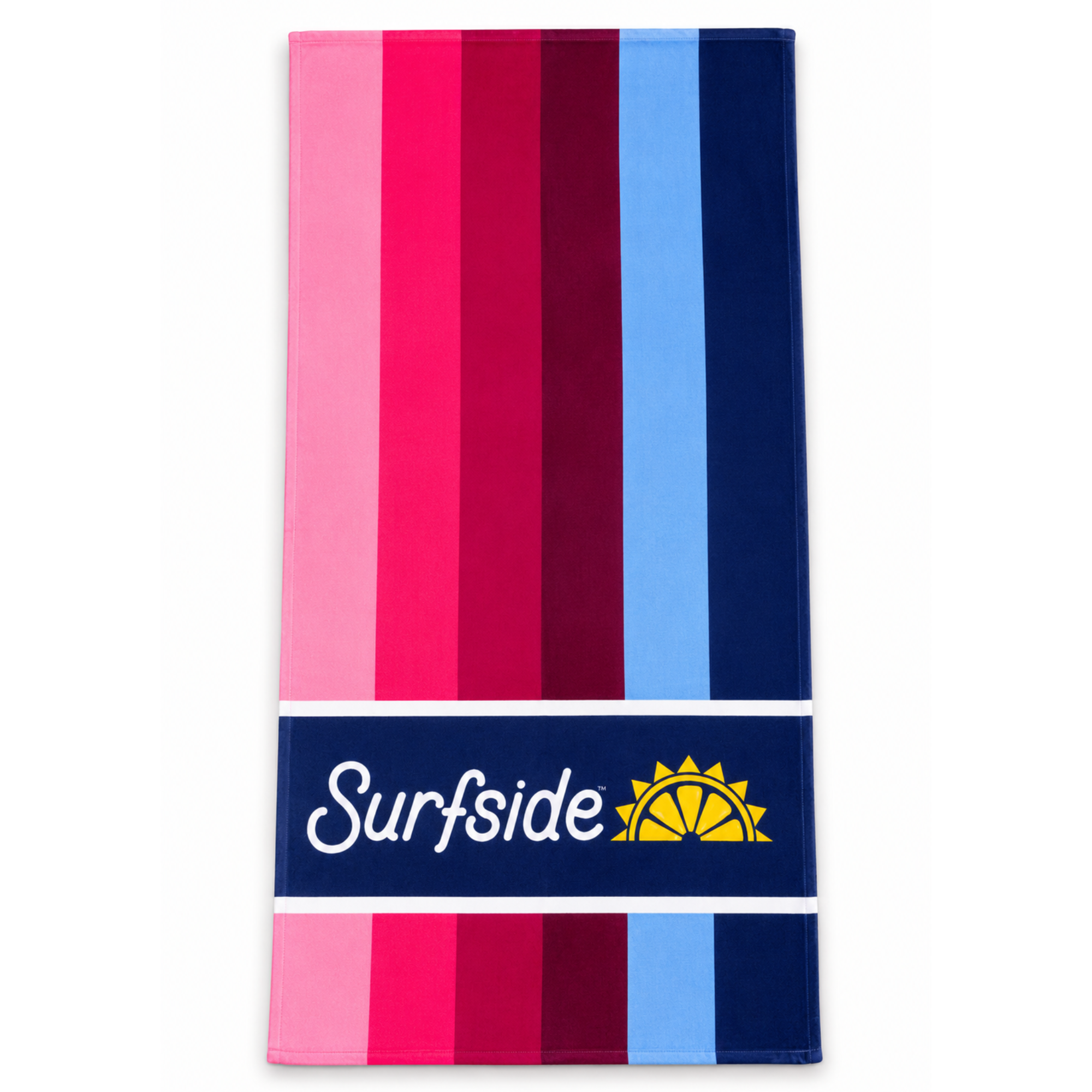 Surfside Raspberry Tea Beach Towel