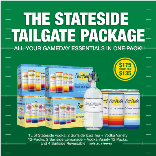The Stateside Tailgate Package
