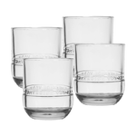 Engraved Stateside Rocks Glasses - 4 Glasses