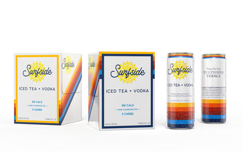 Surfside Iced Tea + Vodka - 4 Pack