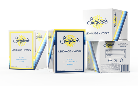 Surfside Lemonade + Vodka - 4 Pack