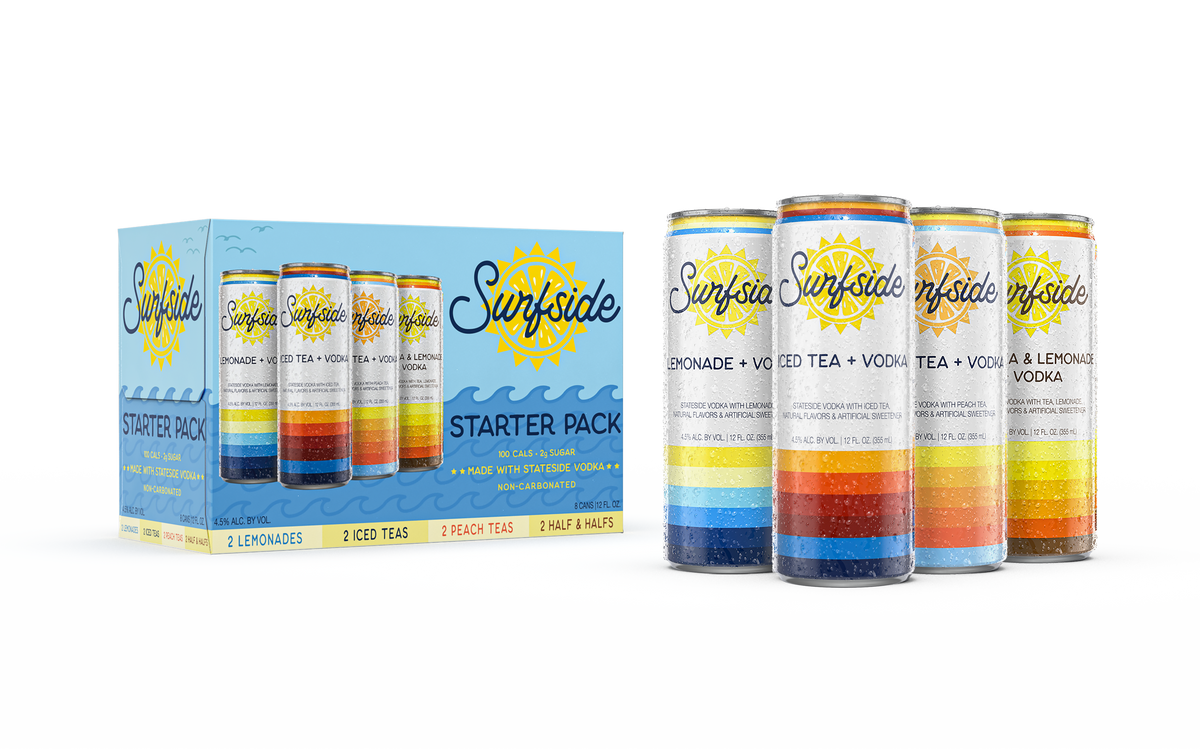 Surfside Starter Pack - 8 Pack – Stateside Vodka